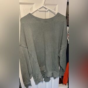 Green Oversized Aerie Sweatshirt